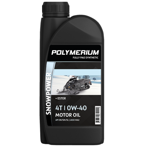 Моторное масло POLYMERIUM SNOWPOWER 0W-40, 1л