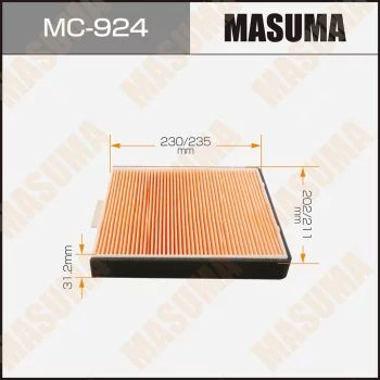 Салонный фильтр MASUMA MC-924