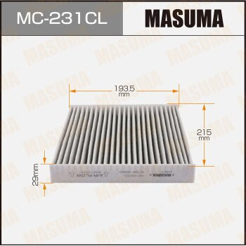 Салонный фильтр MASUMA MC-231CL угольный