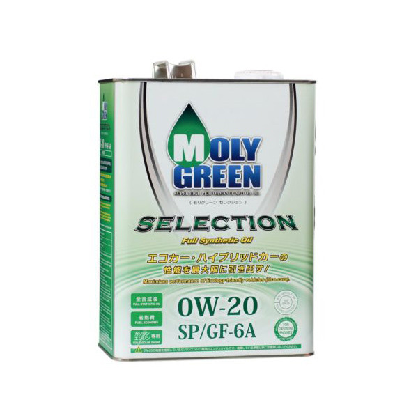 Моторное масло MOLYGREEN SELECTION 0W-20, SP/GF-6A, 4л