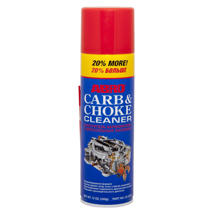 Очиститель карбюр.и возд.засл. ABRO Carb&choke cleaner, 0.34кг