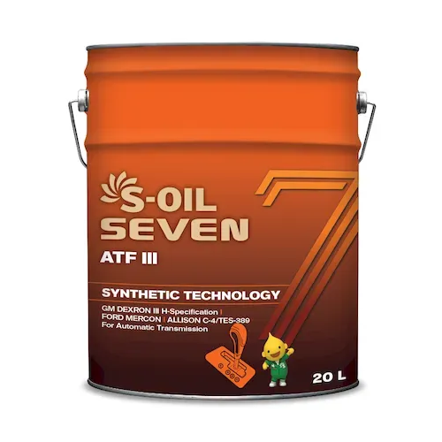 Трансмиссионная жидкость S-OIL 7 ATF III, 20л