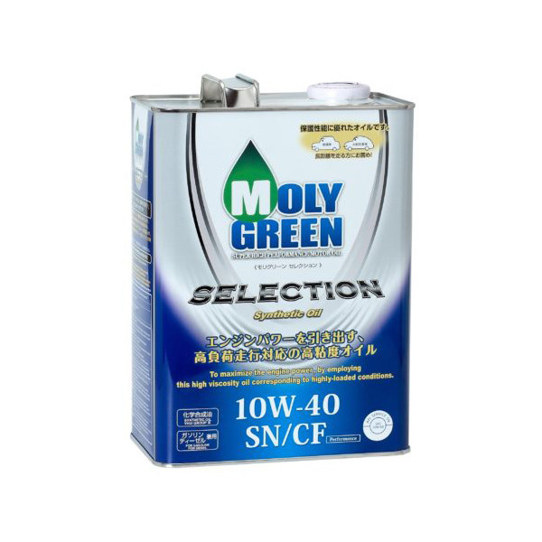 Моторное масло MOLYGREEN SELECTION 10W-40, SN/CF, 4л