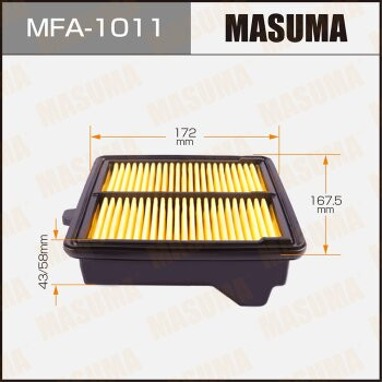 Воздушный фильтр MASUMA MFA-1011 (пропитка)