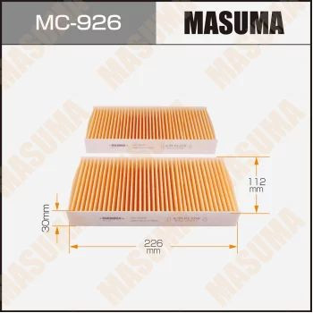 Салонный фильтр MASUMA MC-926