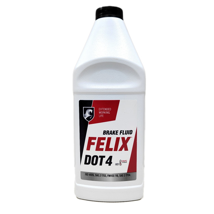 Тормозная жидкость FELIX DOT 4, 0.910кг
