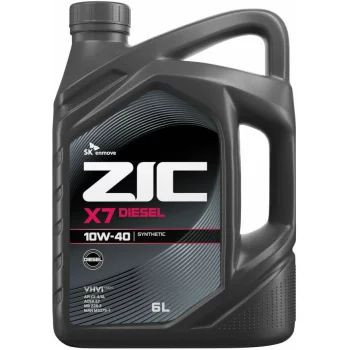 Моторное масло ZIC X7 Diesel 10W-40, CI-4, E7, 6л